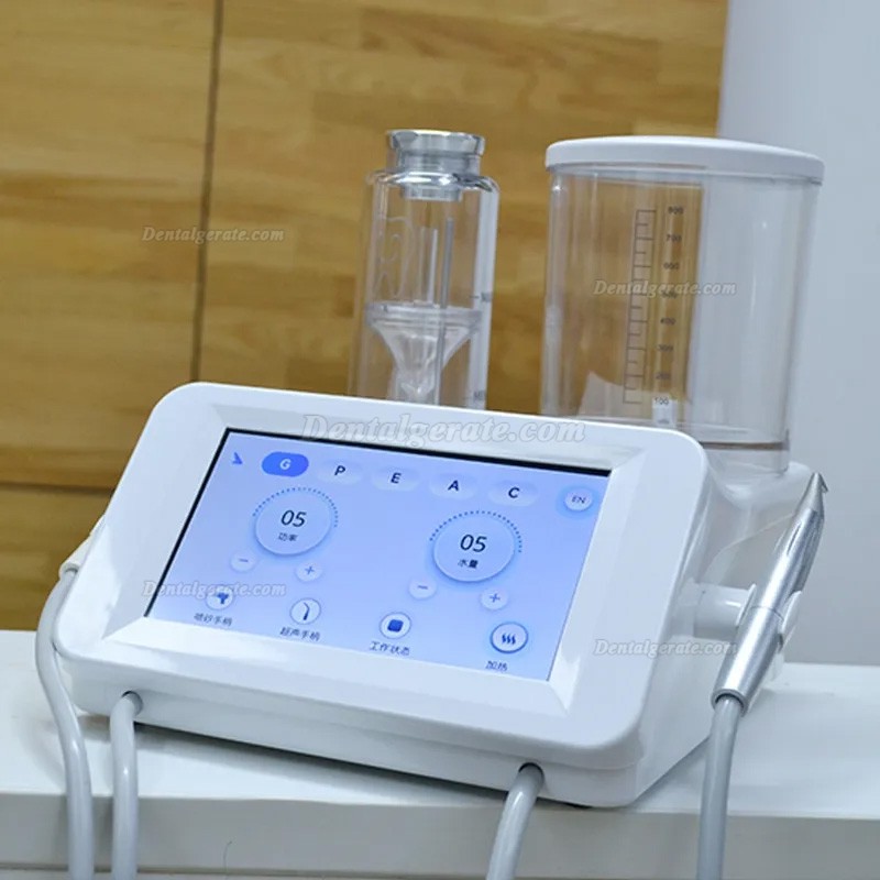Dentales Ultraschall Scaler und Pulverstrahlger&auml;t System f&uuml;r die Parodontaltherapie &ndash; 2-in-1-System PT-A